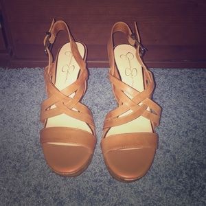 Never been worn Jessica Simpson wedges!