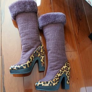 Diane Von Furstenberg boot.