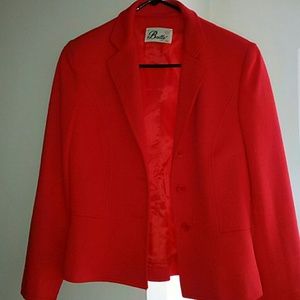 Red blazer