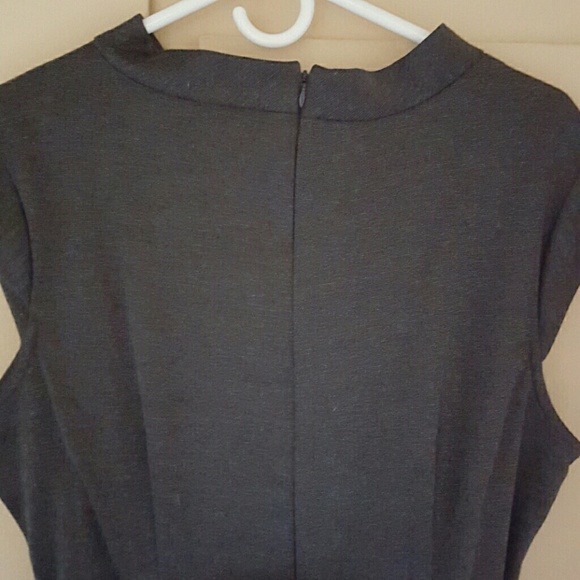 Charcoal grey Sandra Darren dress - Picture 3 of 4