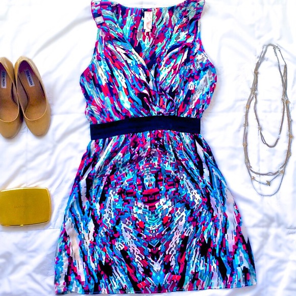 💕HP💕Multicolored Prevett cocktail dress