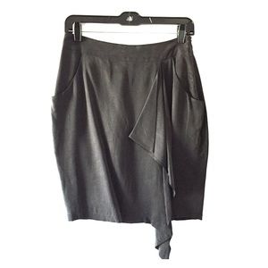 Karen Millen Skirt with Cascade Drape