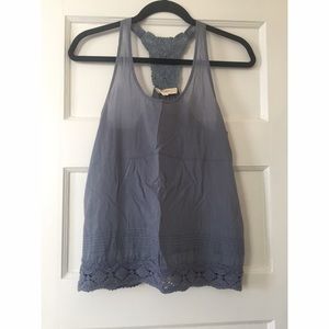 Rustic Violet Top with Embroidered bottom
