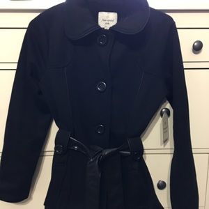 Black coat fleece