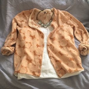 Fossil Angora and wool cardigan