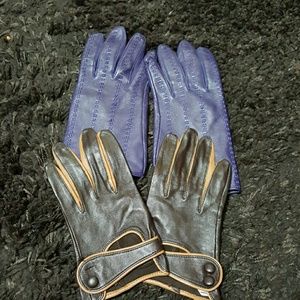 Leather gloves