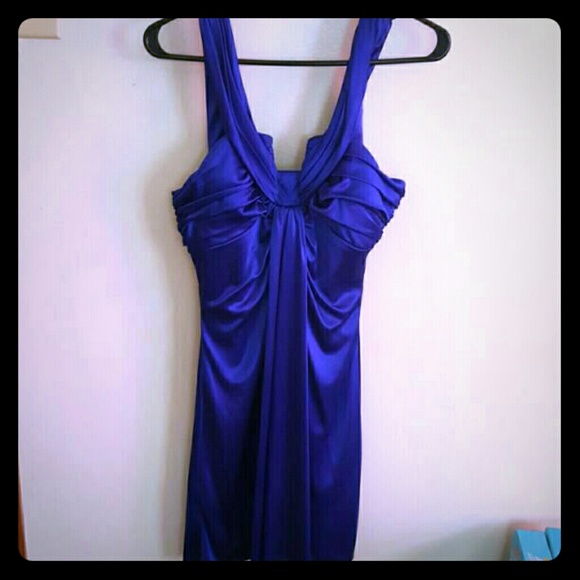 Royal blue formal dress