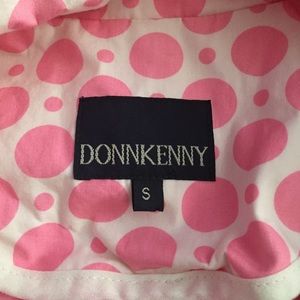 DONNKENNY. Pink polka dot jacket.