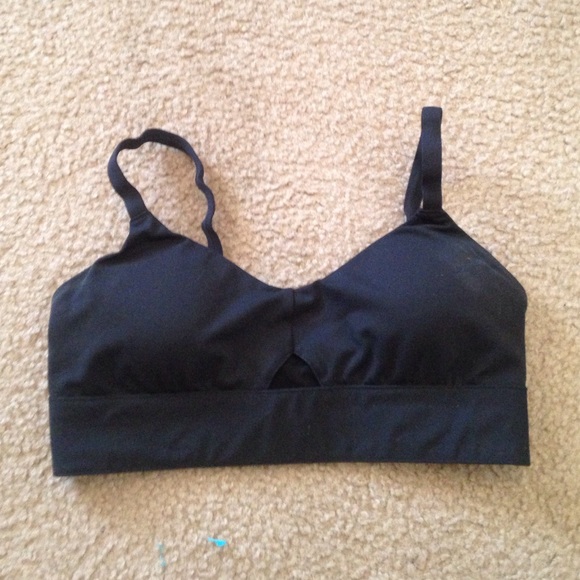 Cut out criss cross back sports bra or bralette
