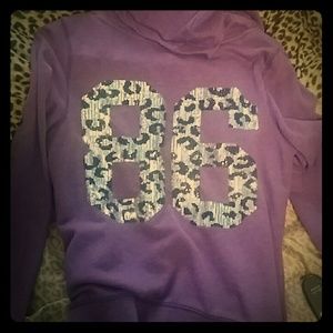 Vs pink zip up hoodie