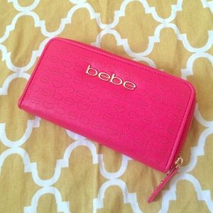 Bebe pink wallet
