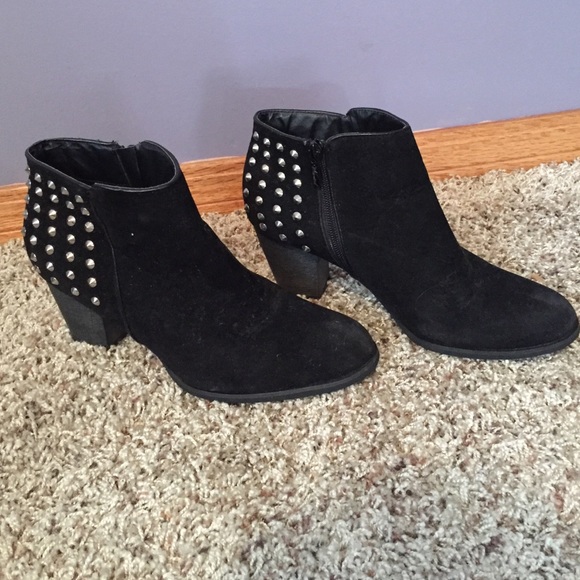 Black ankle boots