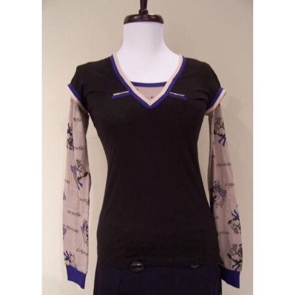 LAMB L'AGNEAU DOUBLE TEE LONG SLEEVE