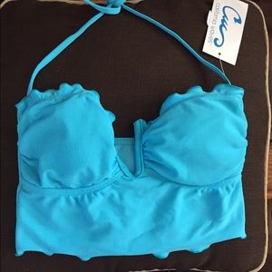 New bikini top M skyblue