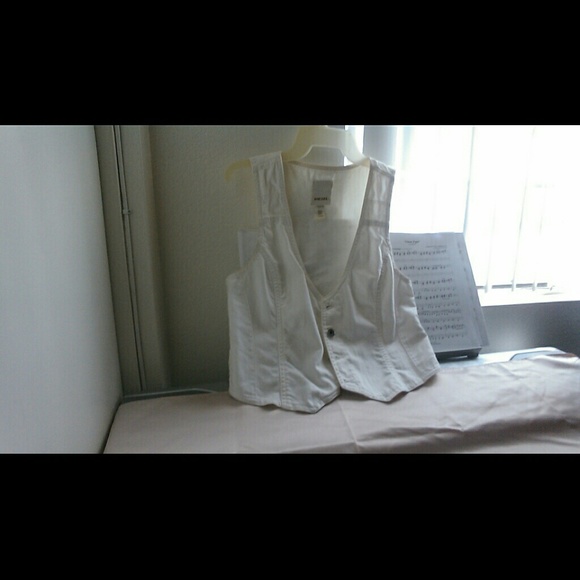 White Denim Diesel Vest