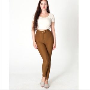 American Apparel Safari Brown Riding Pants