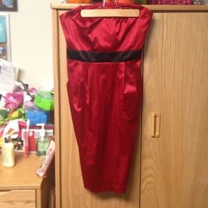 Red Forever 21 Cocktail dress with pockets
