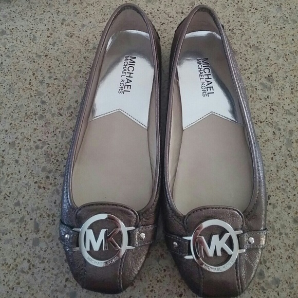 Michael Kors Metallic Fulton Flats