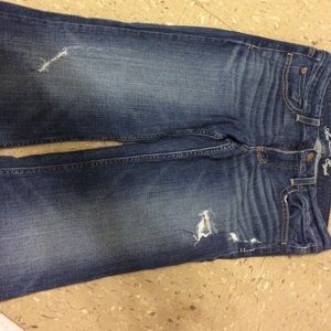 Distressed American Eagle Jeans.