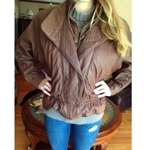 Authentic Brown Leather Women's Jacket