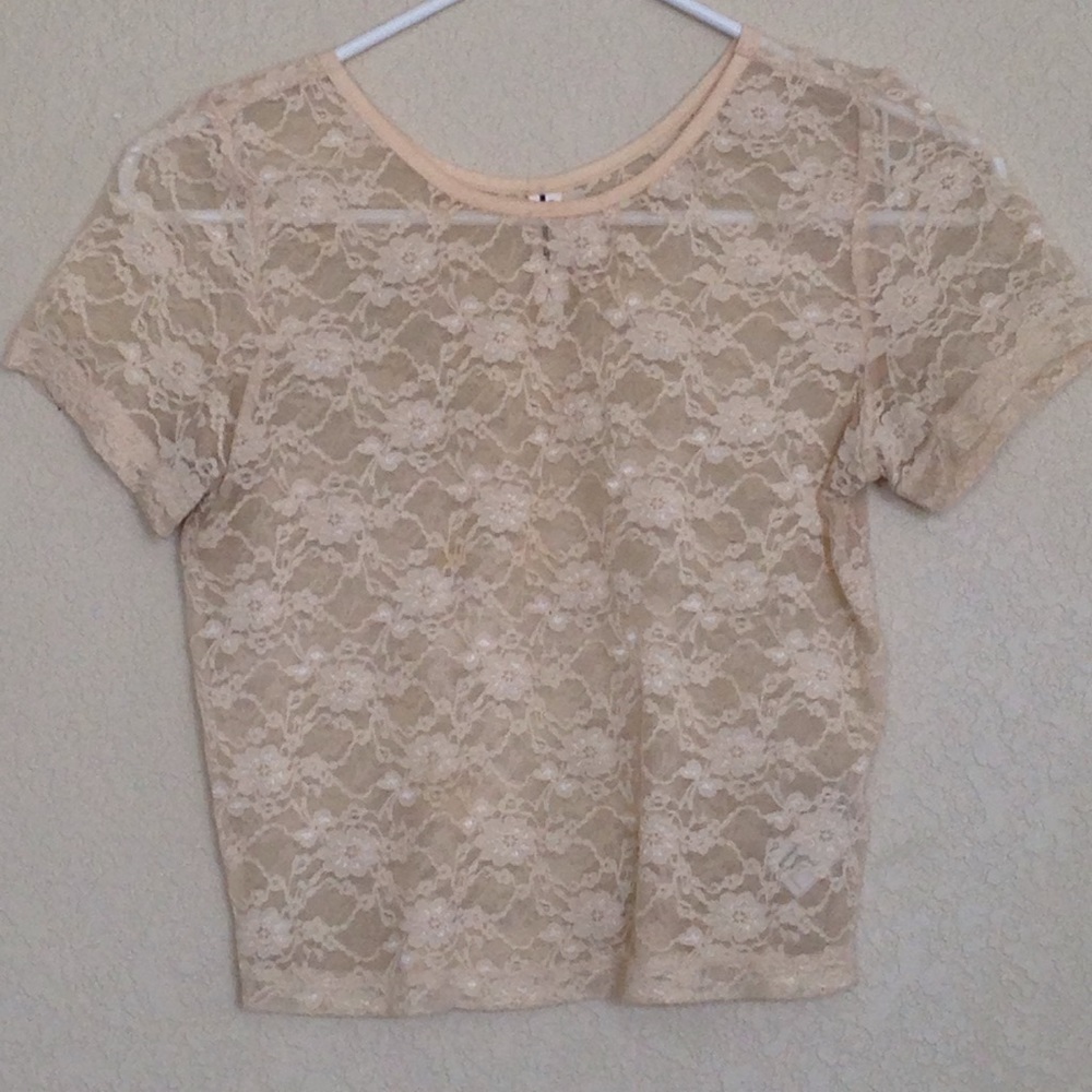 •Lace Crop Top• - Picture 1 of 5