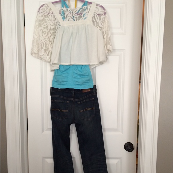 Free people lace top. S