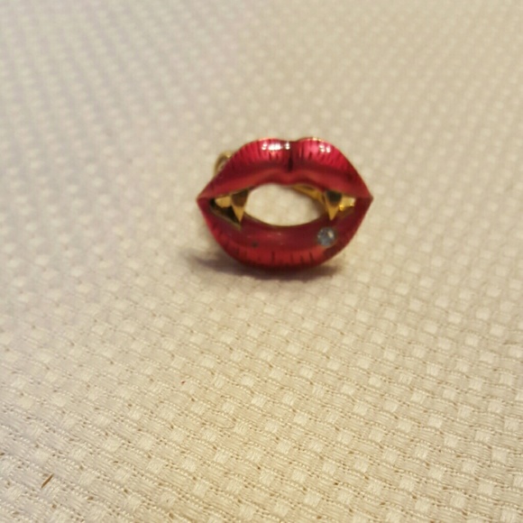 Betsey Johnson vampire ring