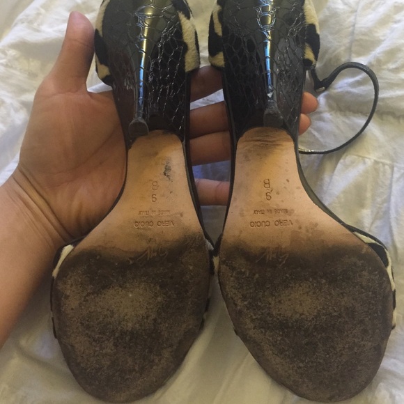 Giuseppe Zanotti animal print with pony hair - Picture 2 of 4