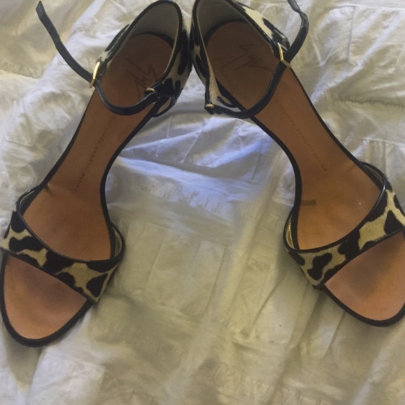 Giuseppe Zanotti animal print with pony hair - Picture 4 of 4