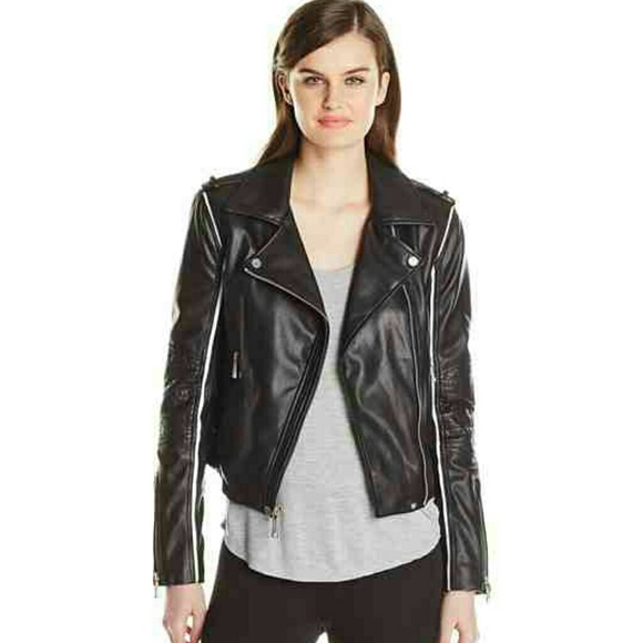 Misty faux leather moto jacket Clearance
