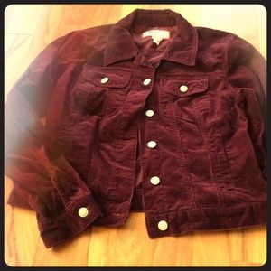 Corduroy jean jacket