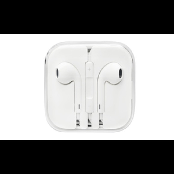 Apple Earphones w/ remote and mic.