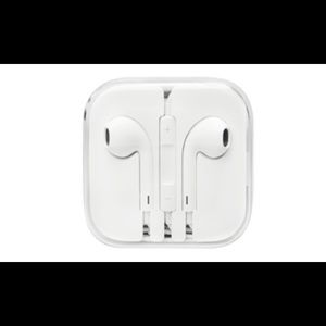Apple Earphones w/ remote and mic.