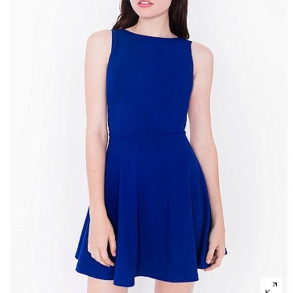 American Apparel Sleeveless Ponte Skater Dress XS