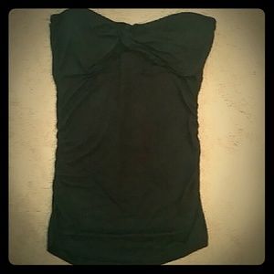 Strapless Black Sweetheart Top