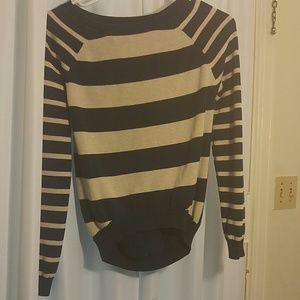 Striped Navy and Tan Sweater from Red Camel