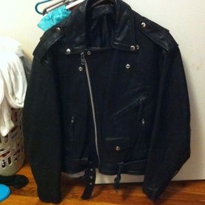 Men's Leather Motorcycle jacket