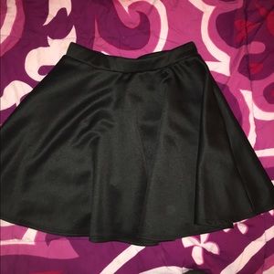 Black skater skirt
