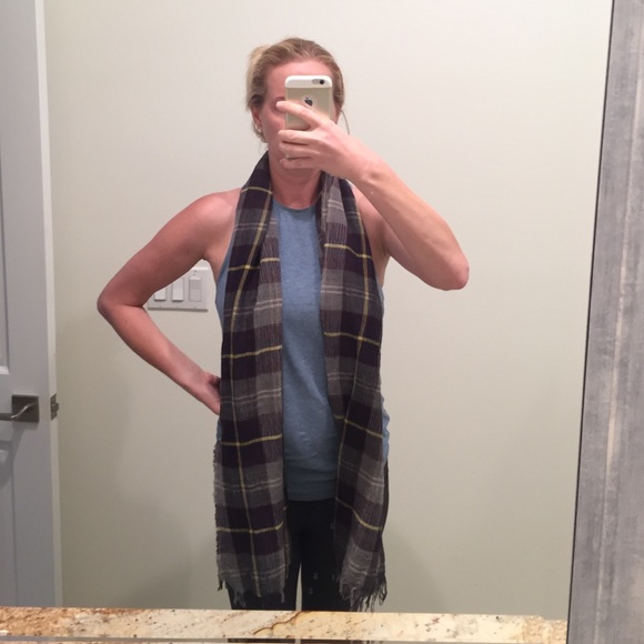 J. Crew Accessories - J.Crew plaid gauze scarf