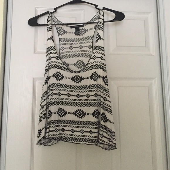 Tribal crop top