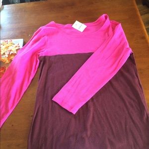 NWT J Crew Factory two tone top