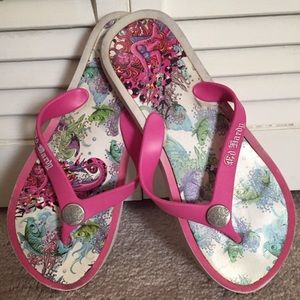 Ed Hardy flip flops