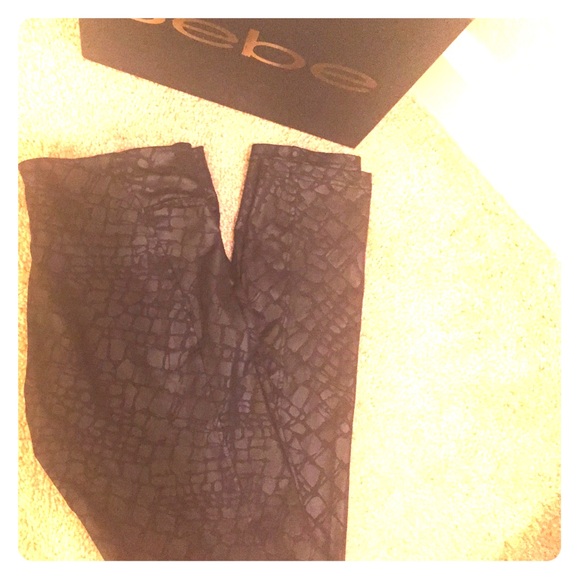 Black Bebe pants/leggings!