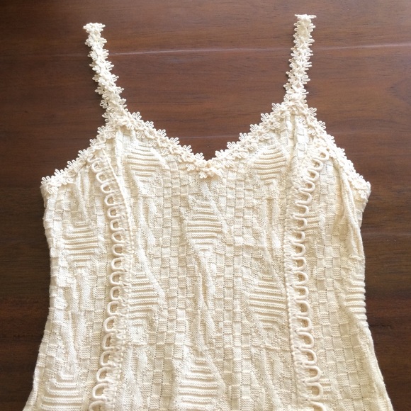 Cream Mini Dress - Picture 2 of 3