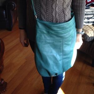 Teal Crossbody purse