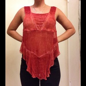 Free People Romantics tank blouse