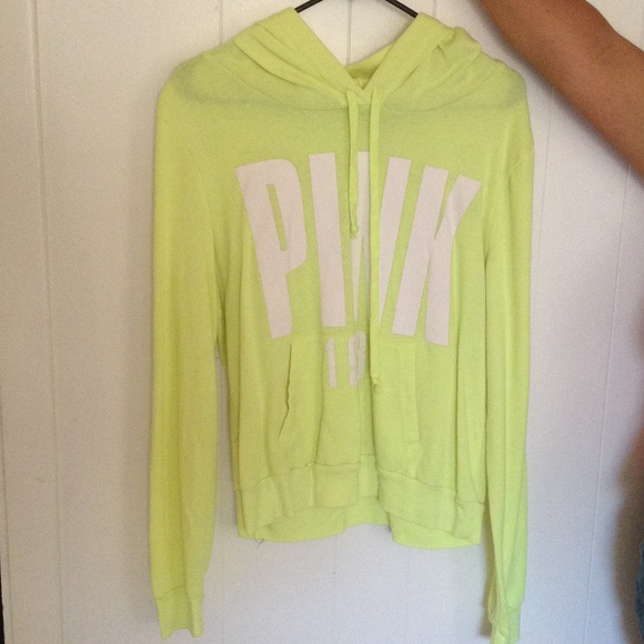 Neon Green Victoria Secret Sweatshirt