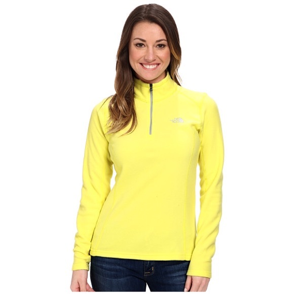The North Face Jackets & Blazers - 🎉SALE🎉NWT North Face Yellow 1/4 Fleece Jacket XL