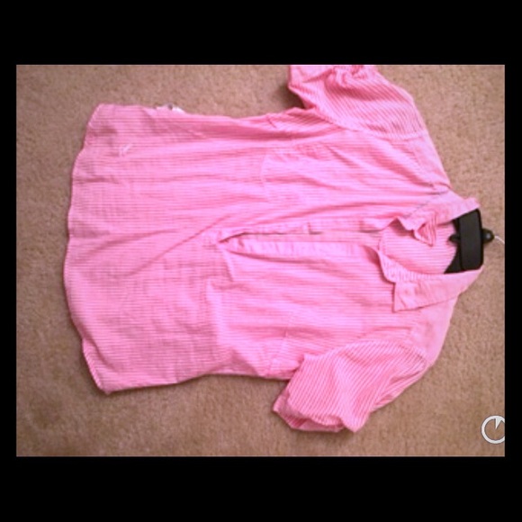 Striped button shirt