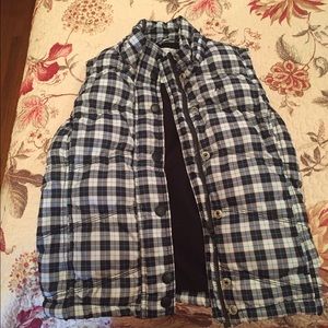 Aeropostale Plaid Puffer Vest